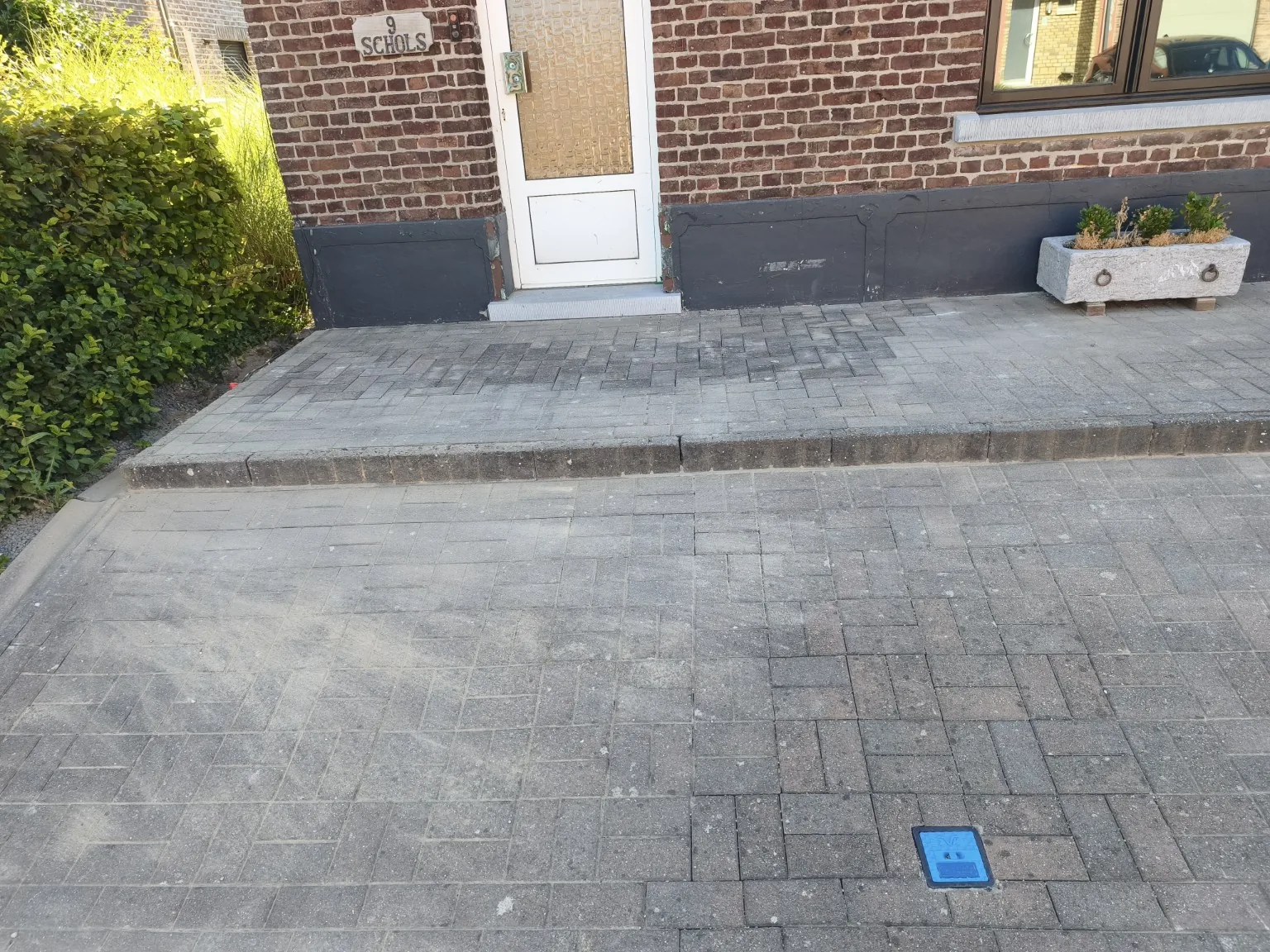 Tijdens – klinkerverharding project Aureon